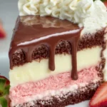 Triple Layer Neapolitan Cake First Image