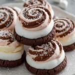Chocolate Swirl Marshmallow Cookies First Image