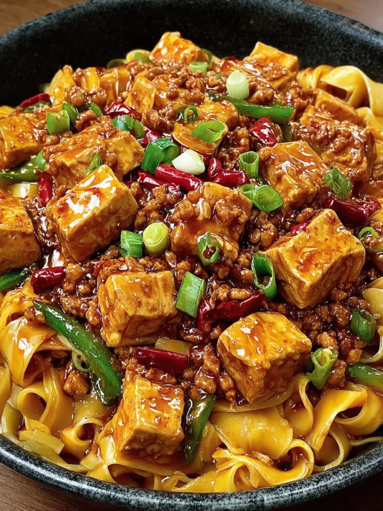 Spicy Sichuan Tofu Noodle Dish First Image