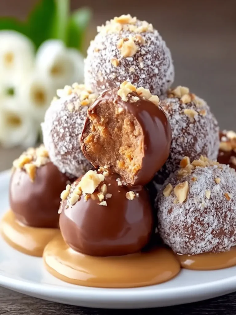 Rich Chocolate Hazelnut Truffles First Image