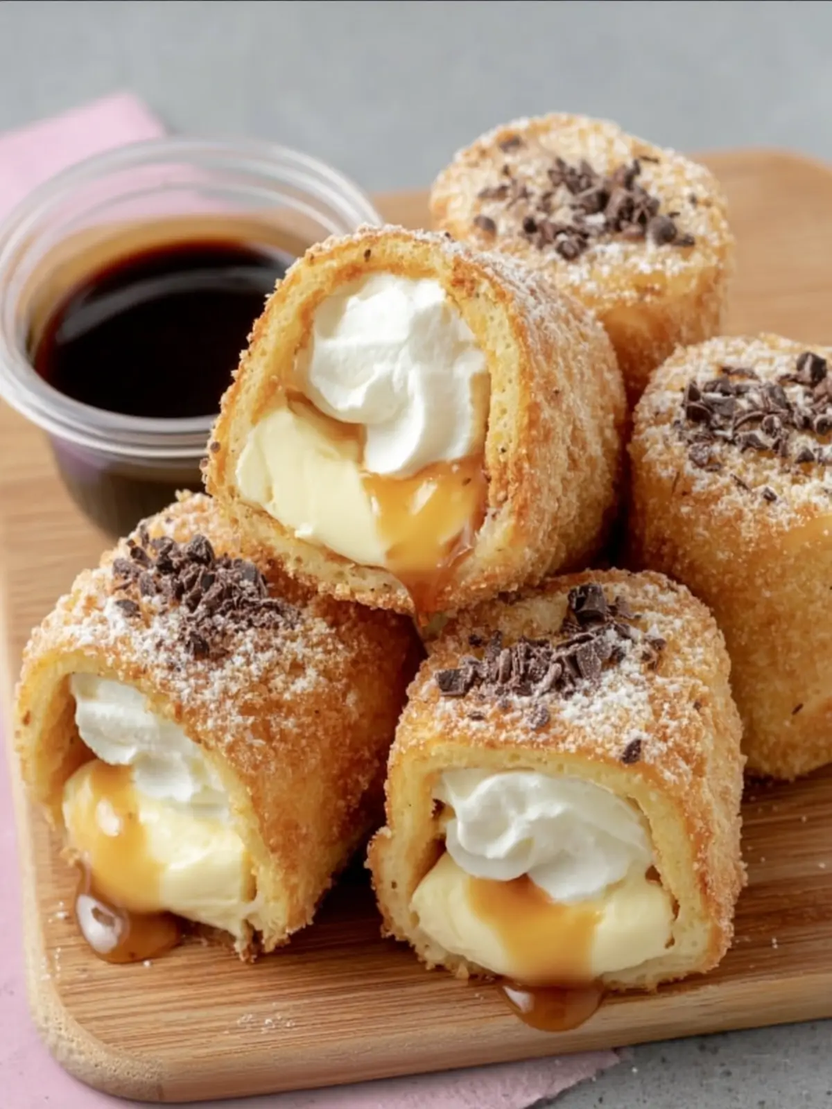 Crispy Dessert Cheesecake Rolls First Image