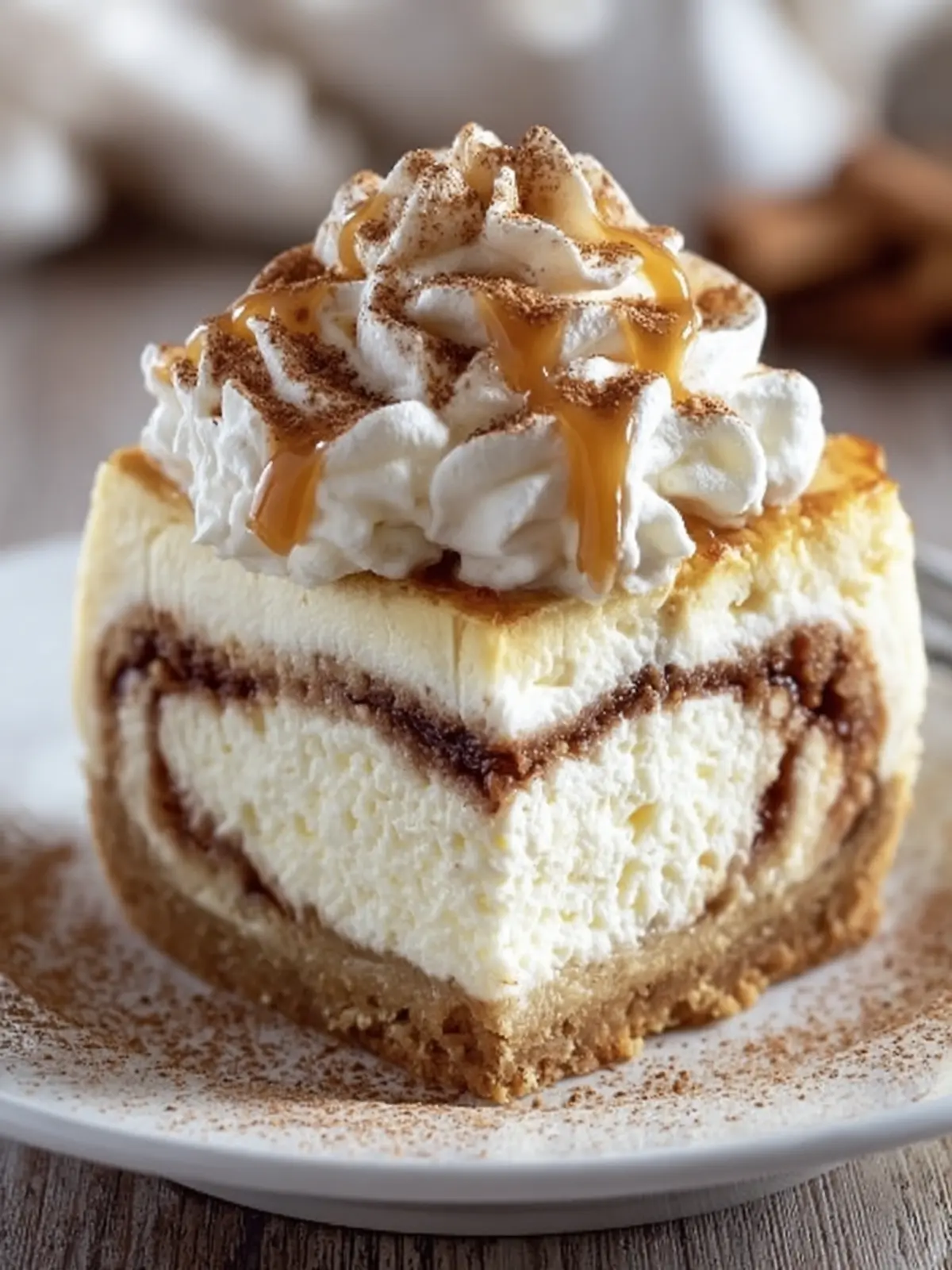 Cinnamon Swirl Cheesecake Delight First Image