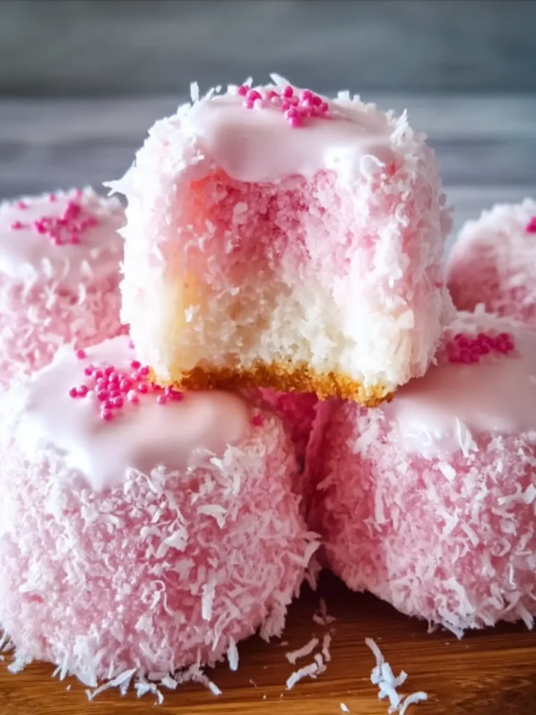 Pink Marshmallow Coconut Treats First Image