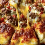 Cheesy Ground Beef Pizza Delight First Image