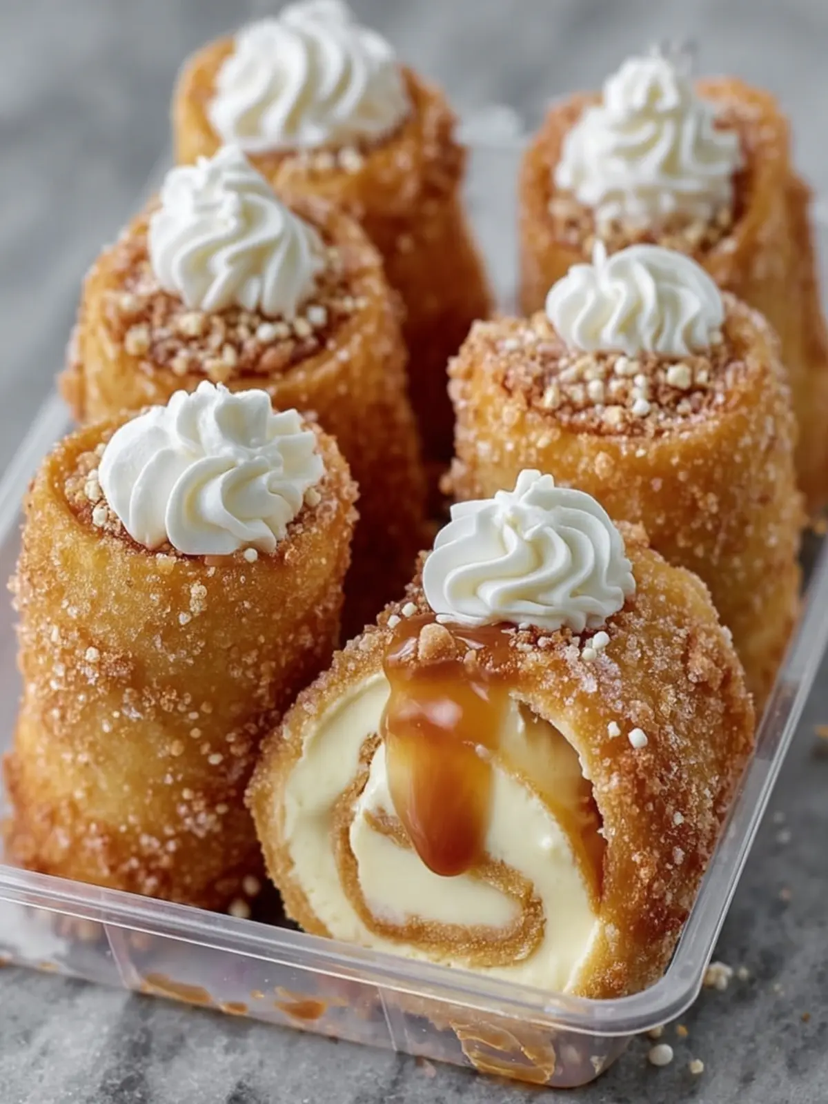 Crispy Dessert Cheesecake Rolls First Image