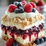 Berry Cream Crumble Cake First Image