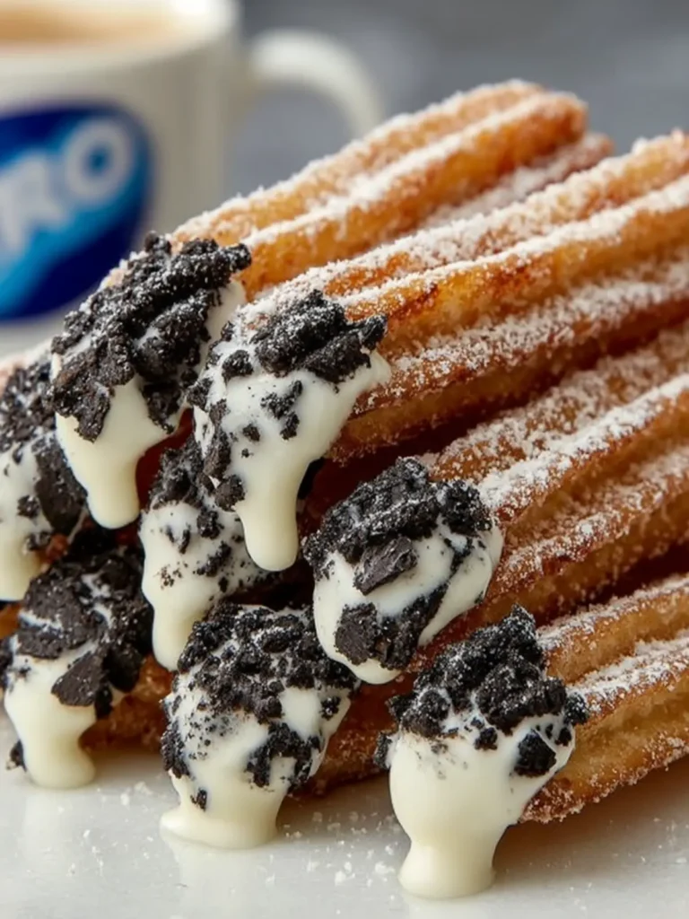 Cookies and Cream Churros Recipe First Image
