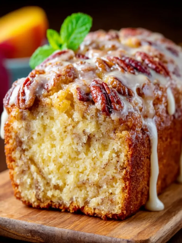 Moist Peach Pecan Bread Recipe First Image