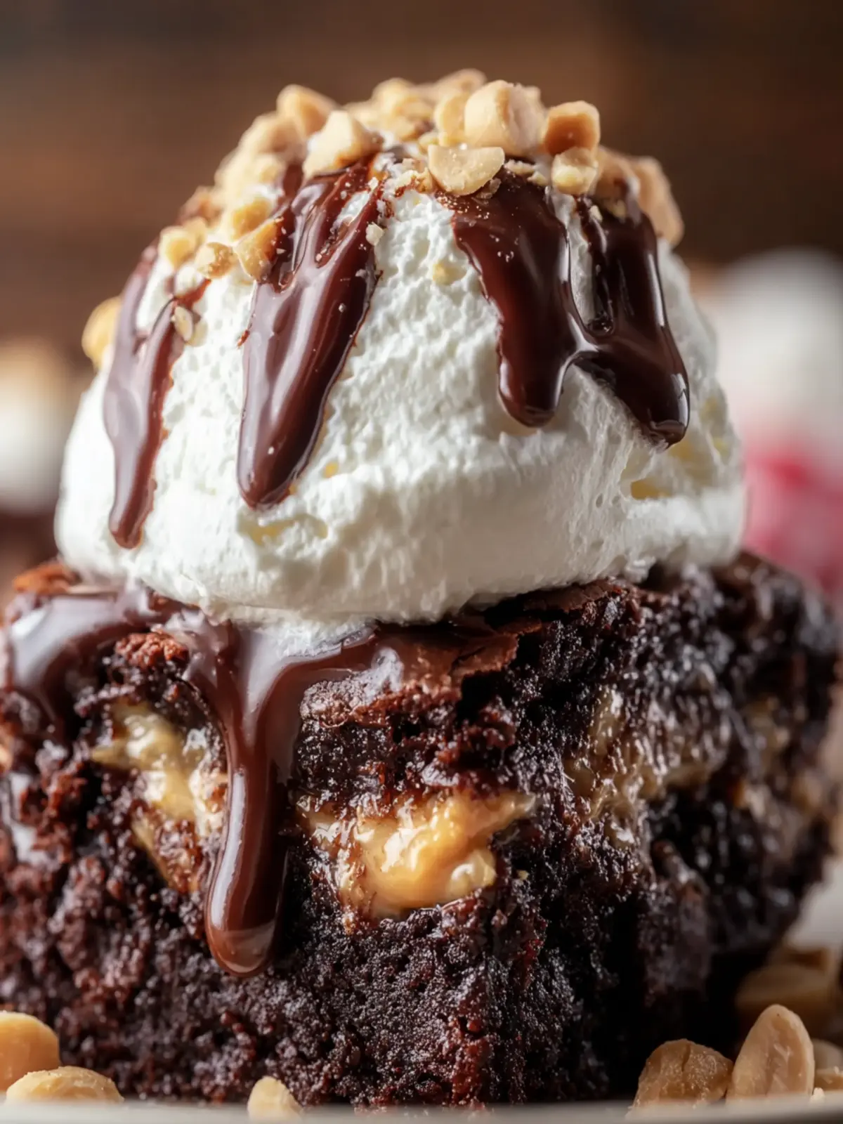 Decadent Chocolate Peanut Butter Brownie First Image