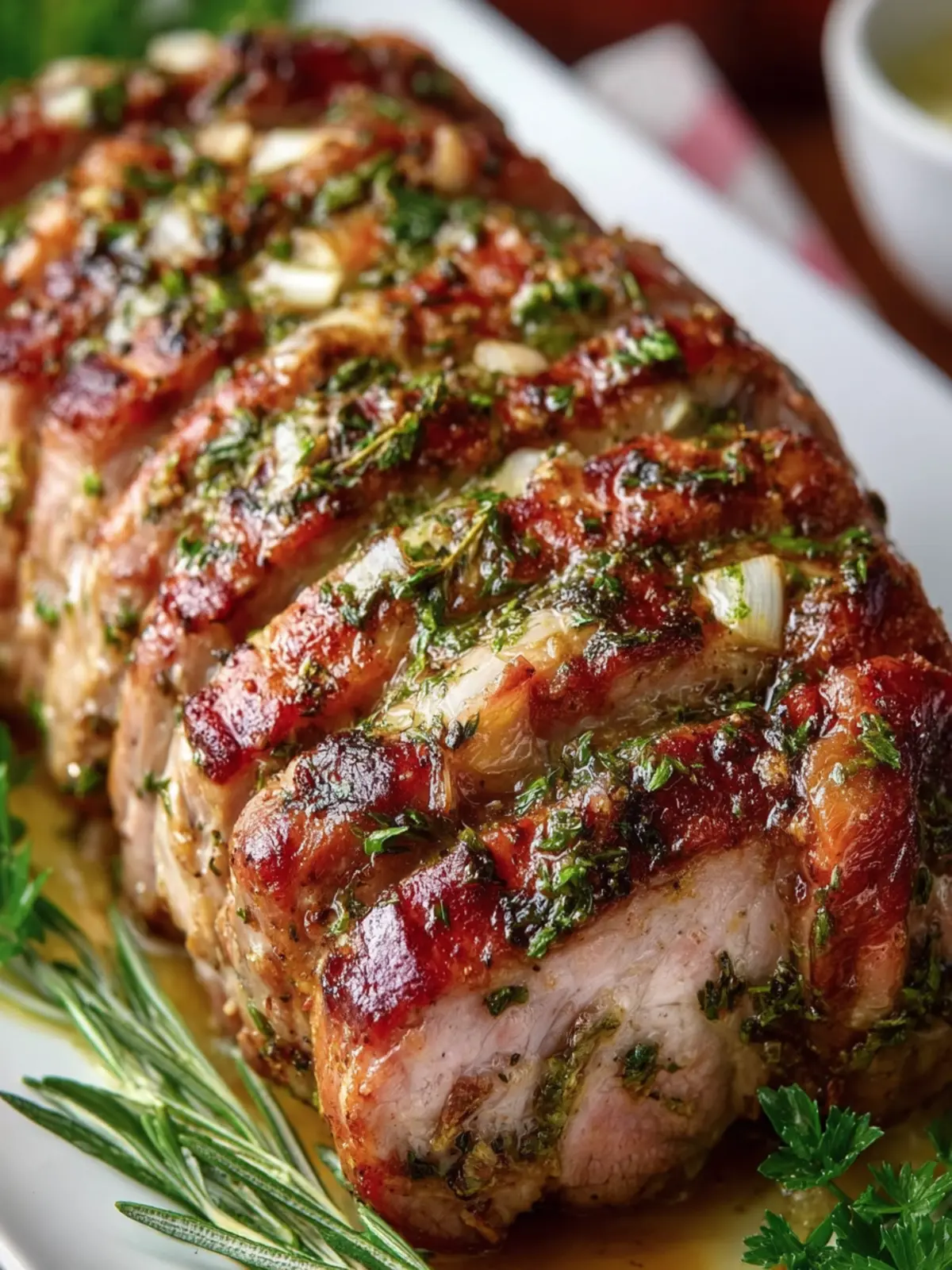 Herb-Crusted Roast Pork Loin First Image