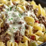 Creamy Beef and Pasta Skillet First Image