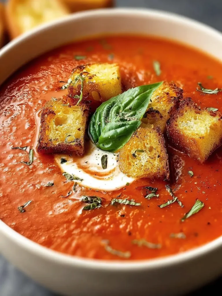 Perfect Roasted Tomato Basil Soup First Image