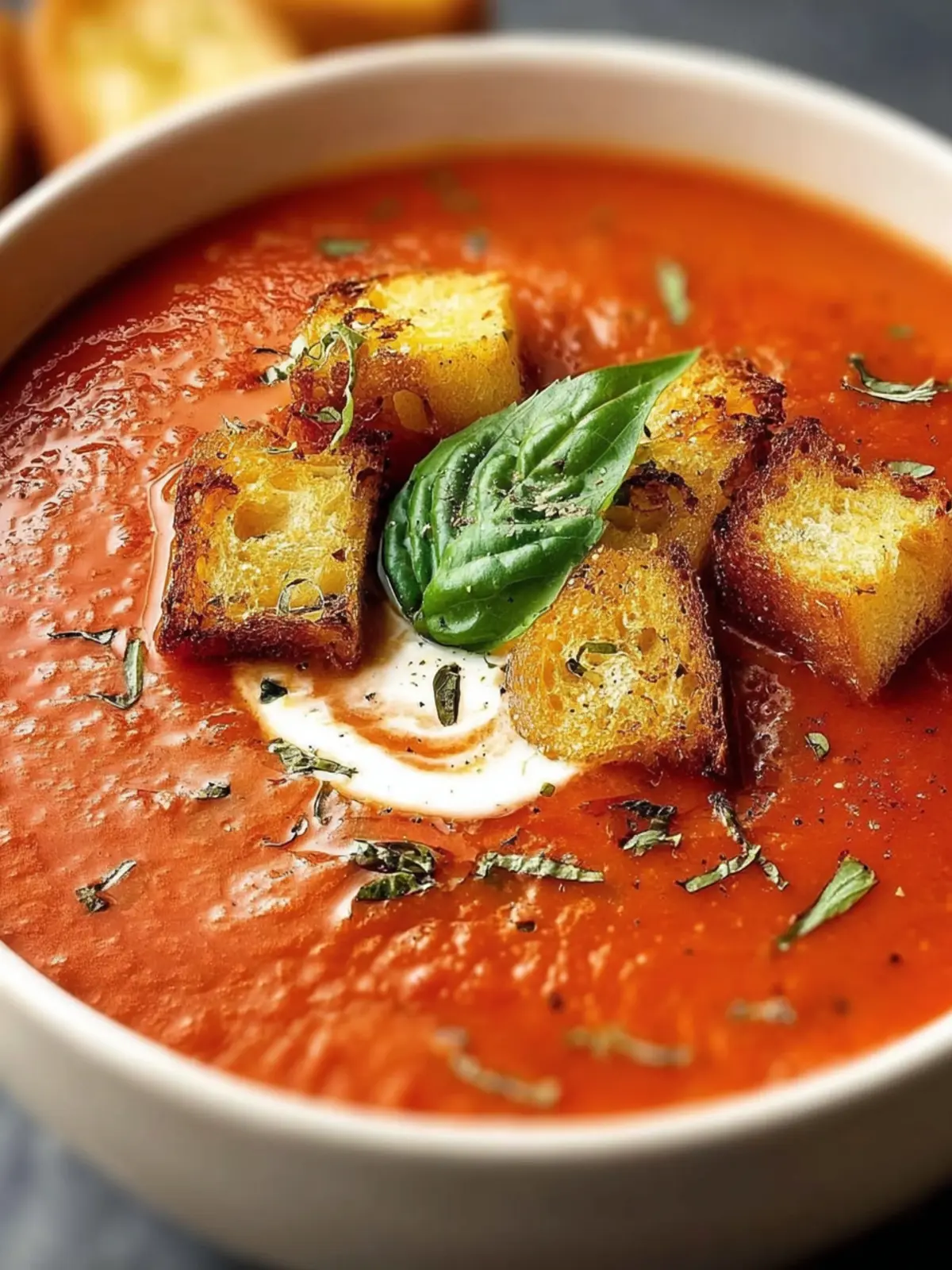 Perfect Roasted Tomato Basil Soup First Image