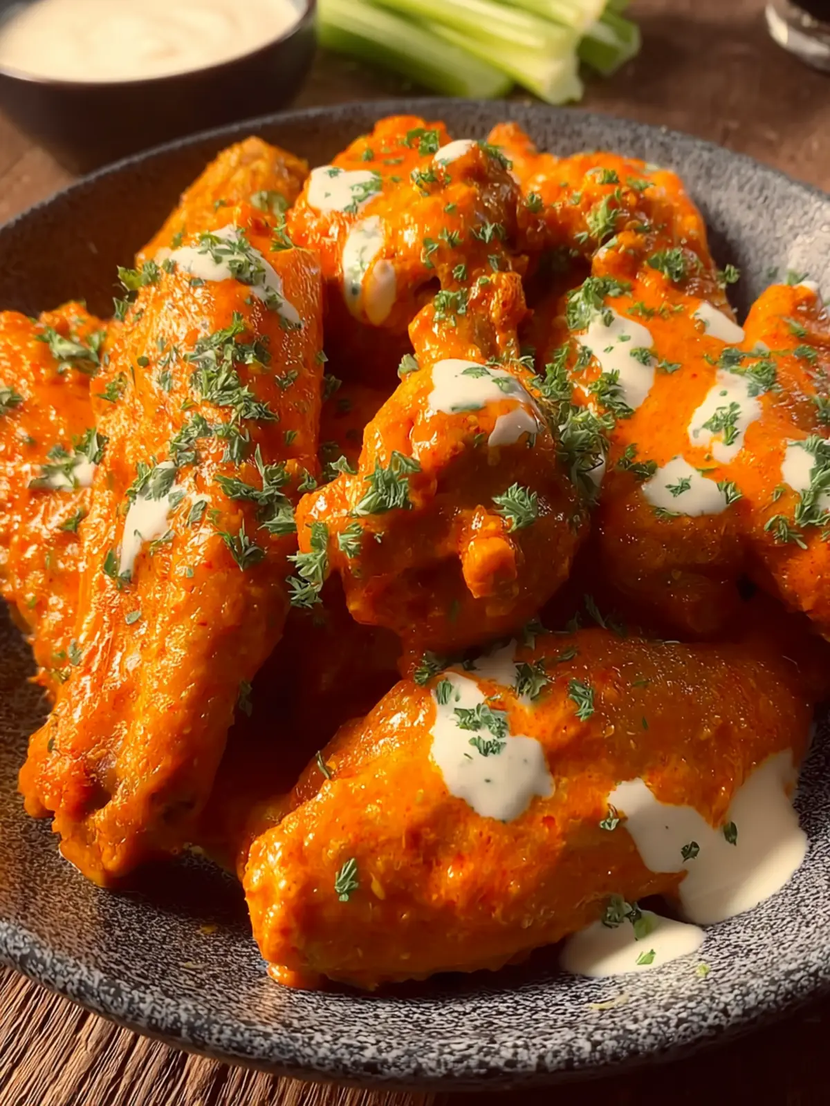 Creamy Buffalo Wings First Image
