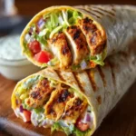 Spicy Grilled Chicken Wrap with Chipotle Mayo First Image