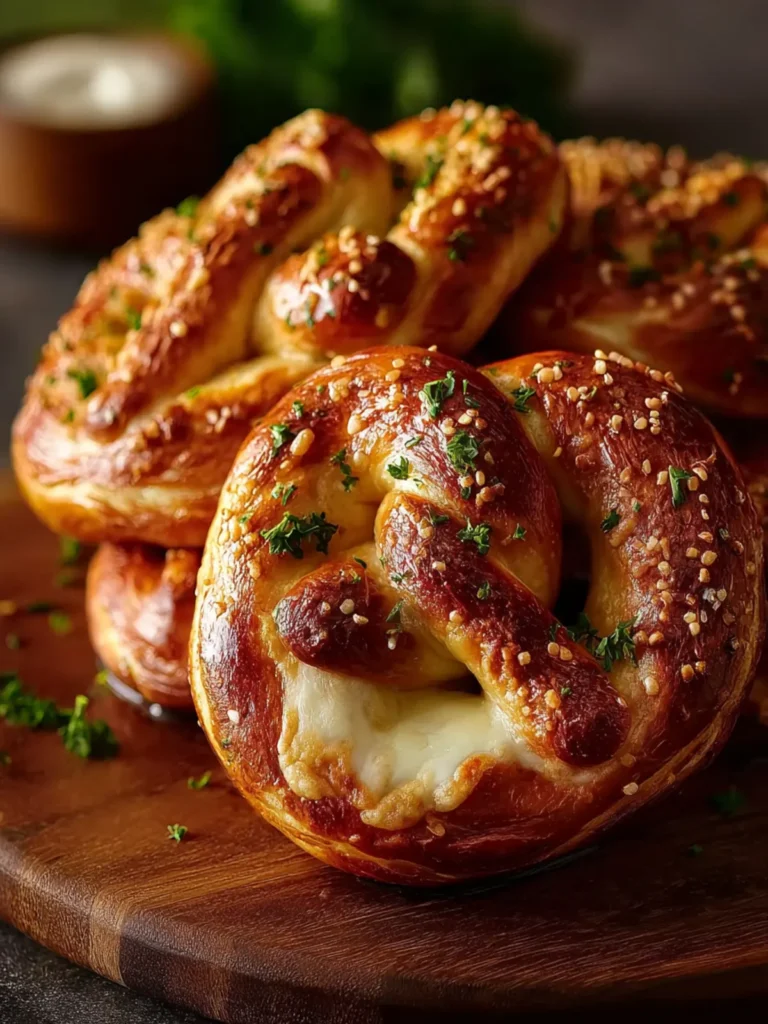Mozzarella Stuffed Soft Pretzels: Discover Easy Method! First Image