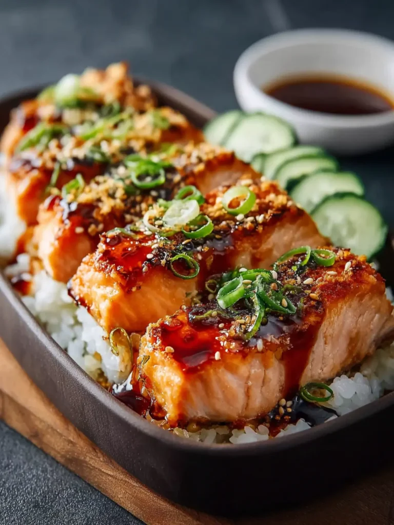 Teriyaki Salmon Sushi Bake First Image