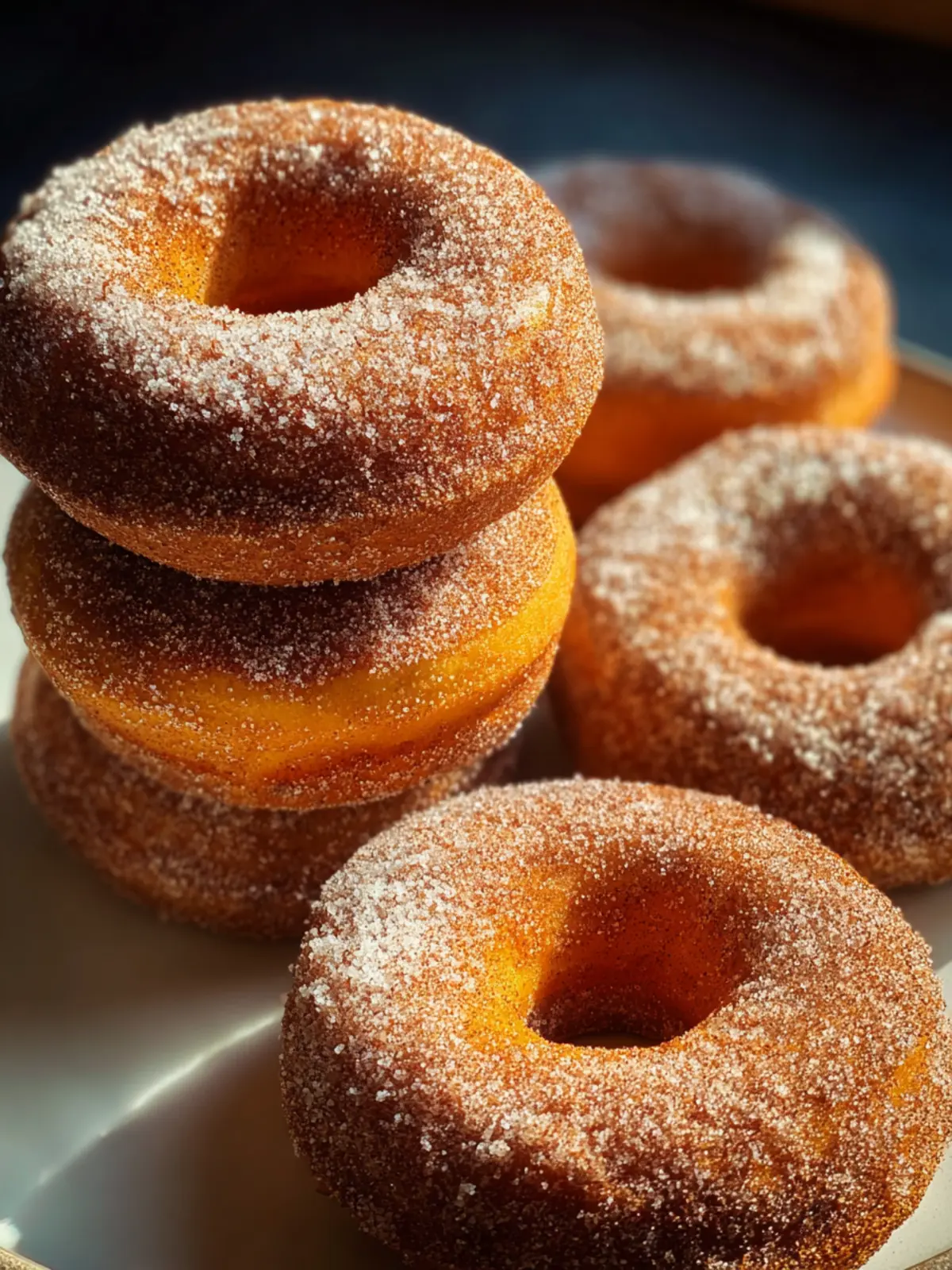 Irresistible Cinnamon Sugar Pumpkin Donuts Recipe First Image
