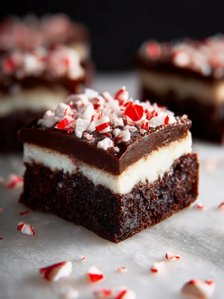 Peppermint Bark Brownies First Image