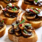 Irresistible Balsamic Roasted Mushroom Crostini Recipe First Image