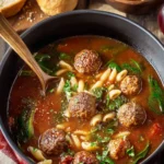 Italian Meatball Soup First Image