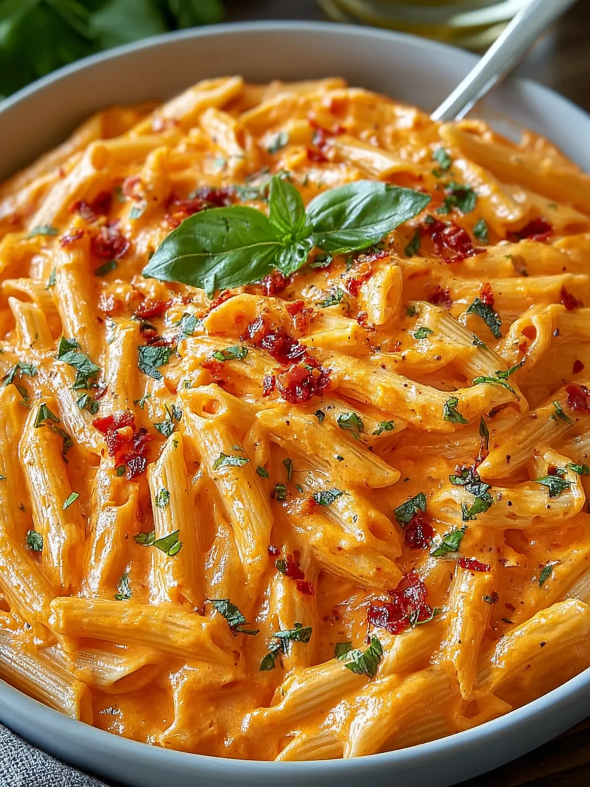 Irresistible Creamy Roasted Red Pepper Pasta Recipe First Image