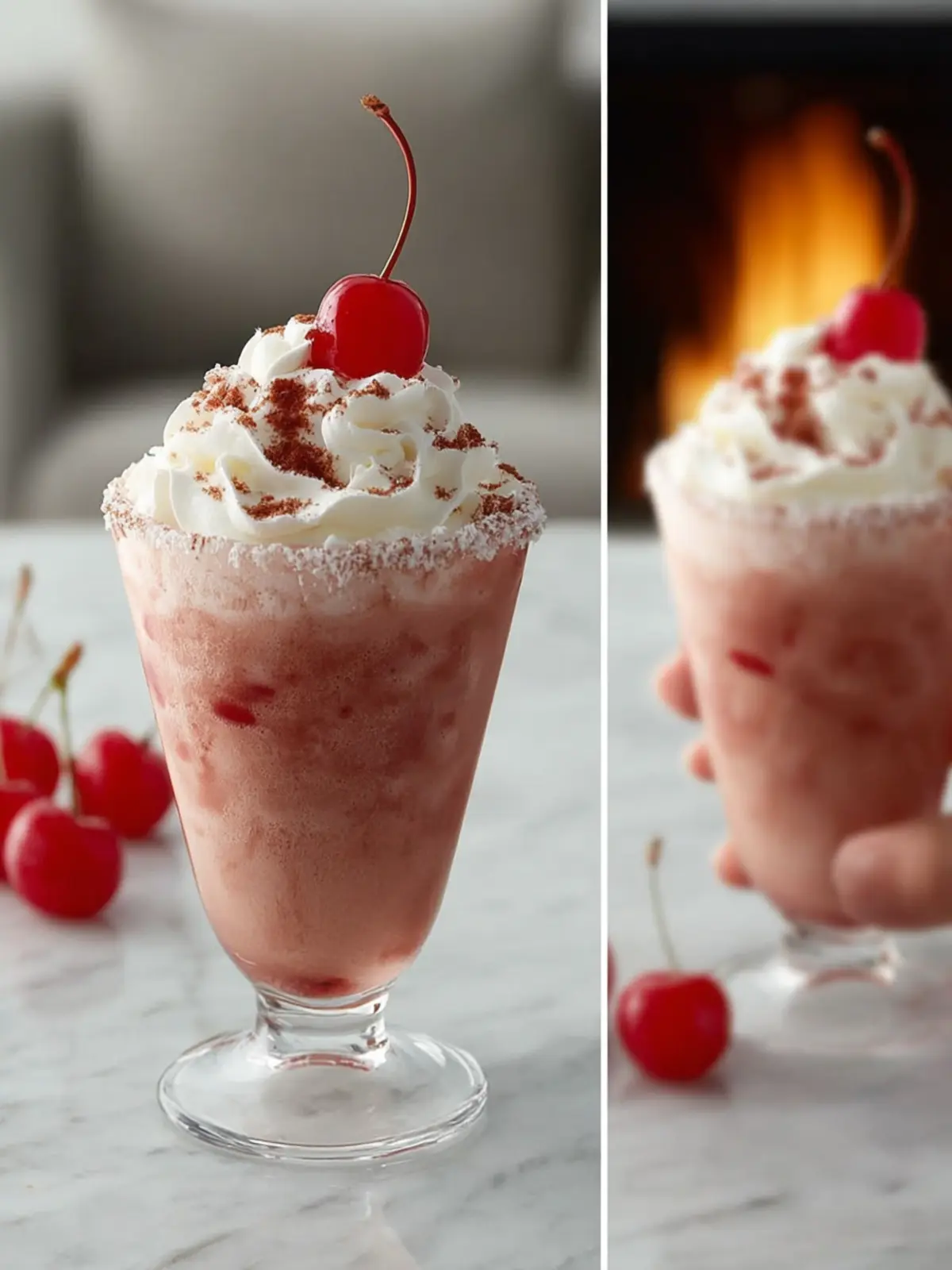 Cherry Bourbon Chocolate Cocktail: An Easy Decadent Drink First Image