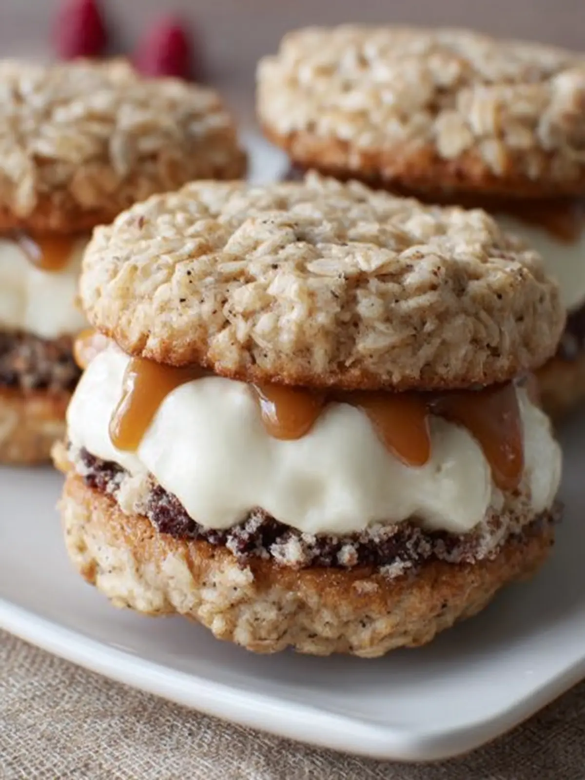 Maple Cream Cheese Oatmeal Cream Pies First Image