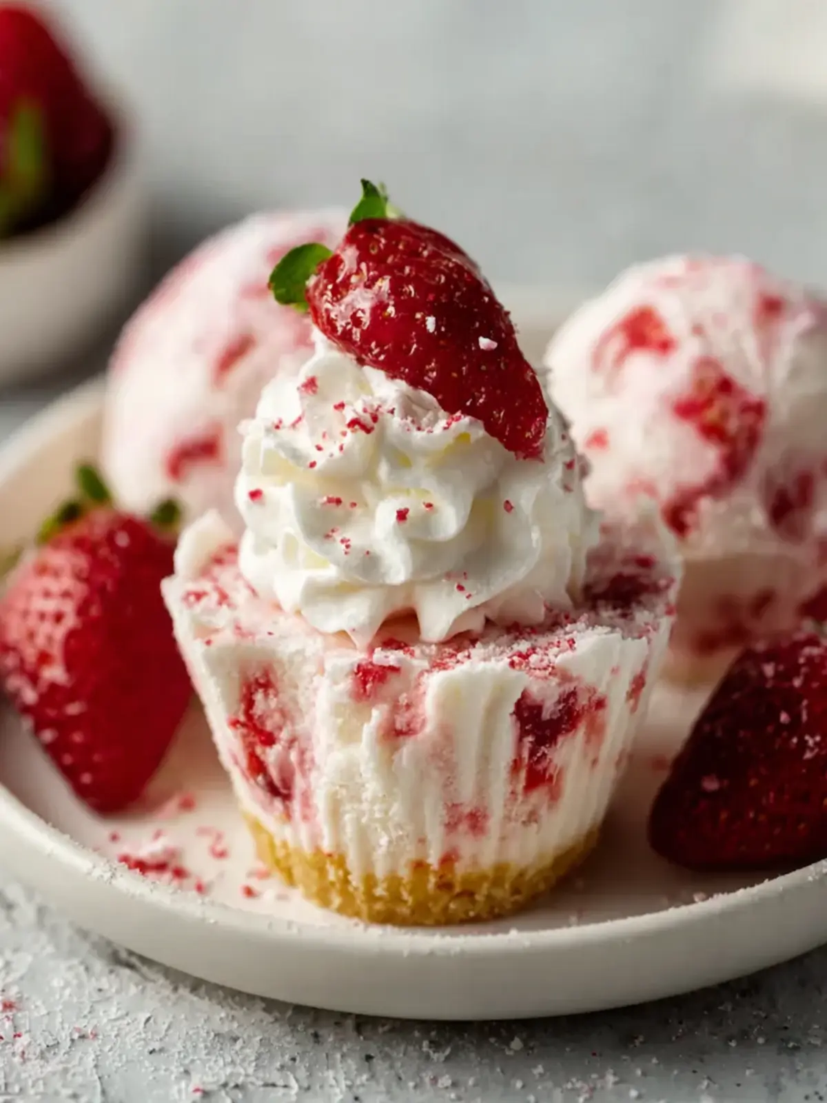 Strawberry Cheesecake Fat Bombs First Image