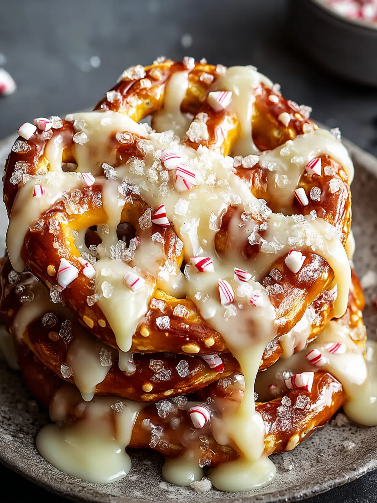 Irresistible White Chocolate Peppermint Pretzels Recipe First Image