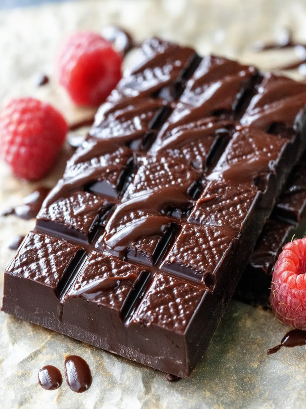 Honey Sweetened Dark Chocolate Recipe First Image