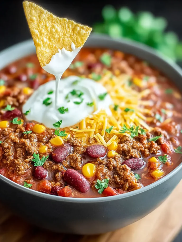 20-Minute Stovetop Chili: Quick & Hearty Comfort Food First Image