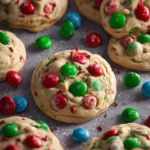 Christmas M&M Cookies First Image