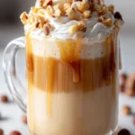 Indulge in a Creamy Maple Hazelnut Latte Delight First Image