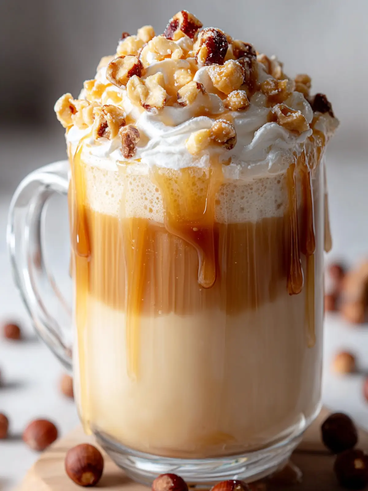 Indulge in a Creamy Maple Hazelnut Latte Delight First Image