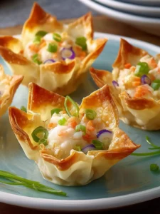 Irresistible Crab Wonton Cups: A Flavorful Delight First Image