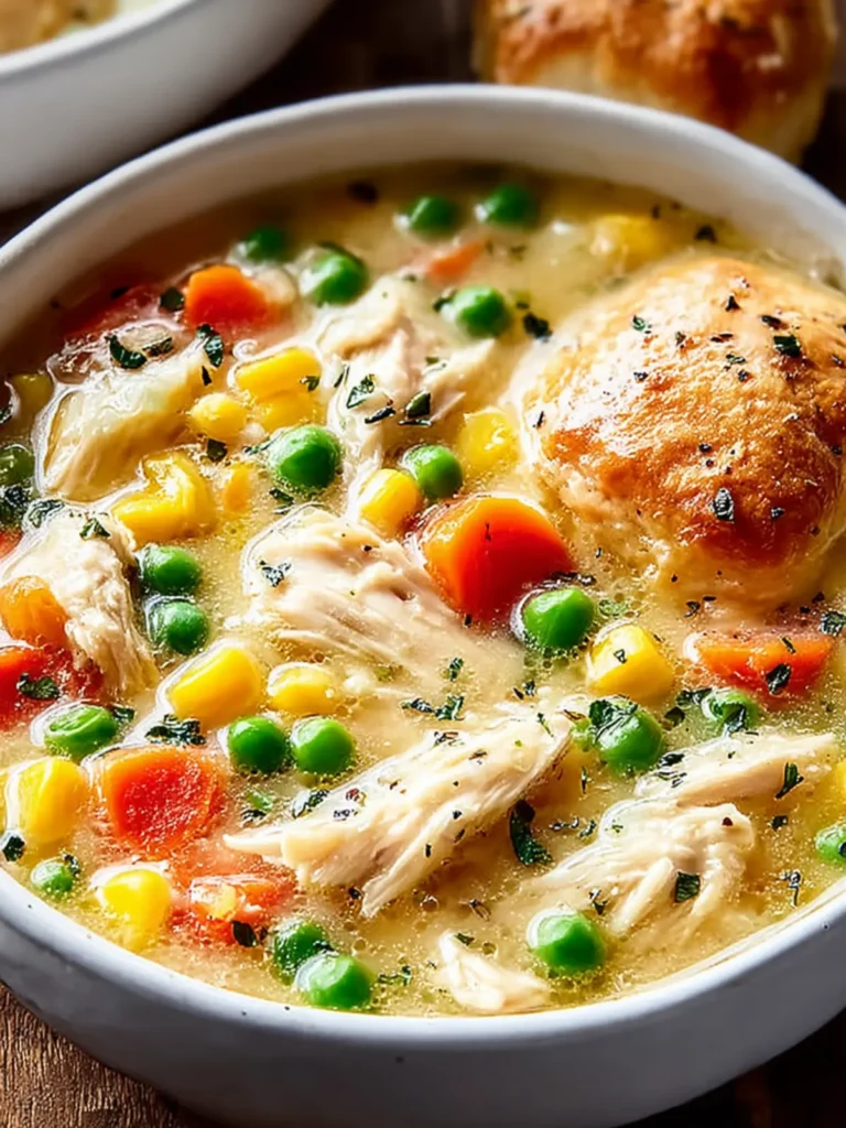 Cozy Chicken Pot Pie Soup Recipe for Comforting Nights First Image
