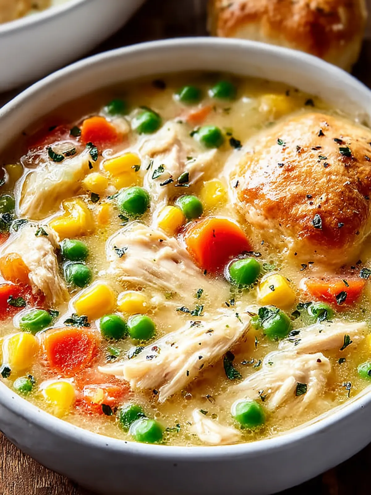 Cozy Chicken Pot Pie Soup Recipe for Comforting Nights First Image