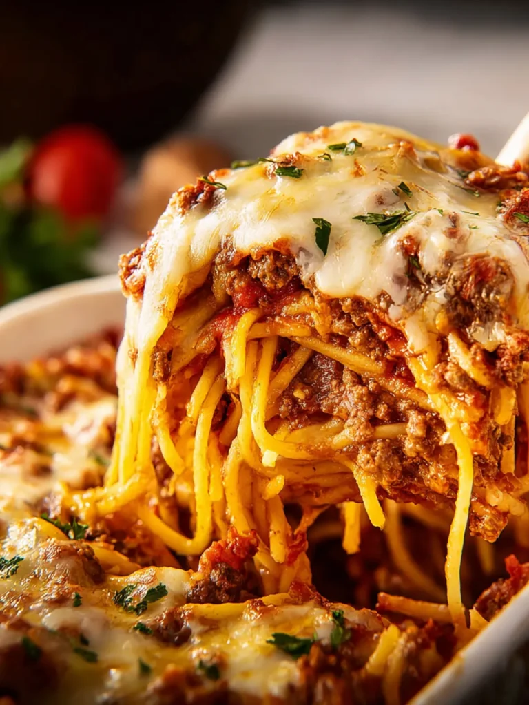 Baked Spaghetti Casserole First Image