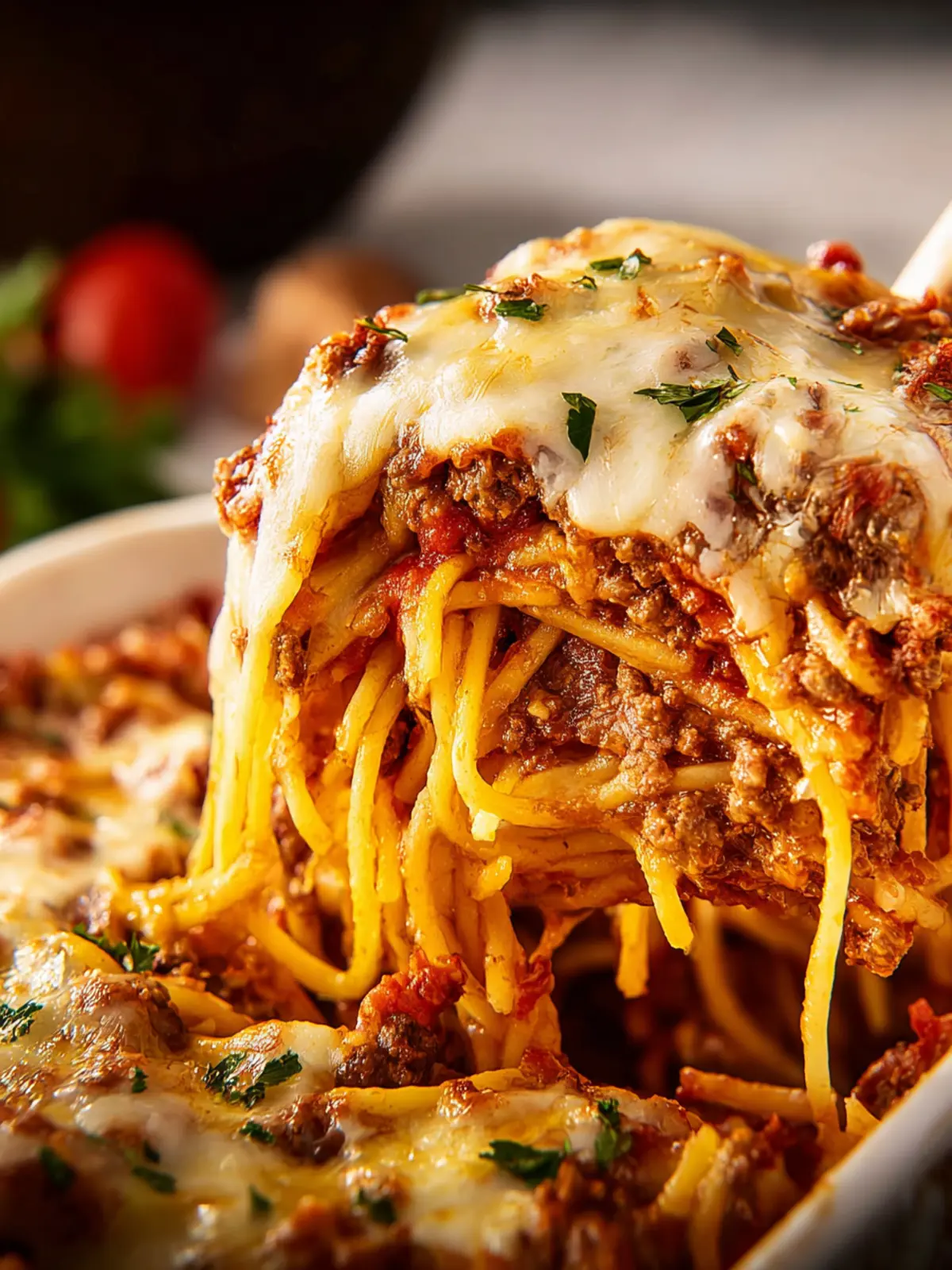 Baked Spaghetti Casserole First Image