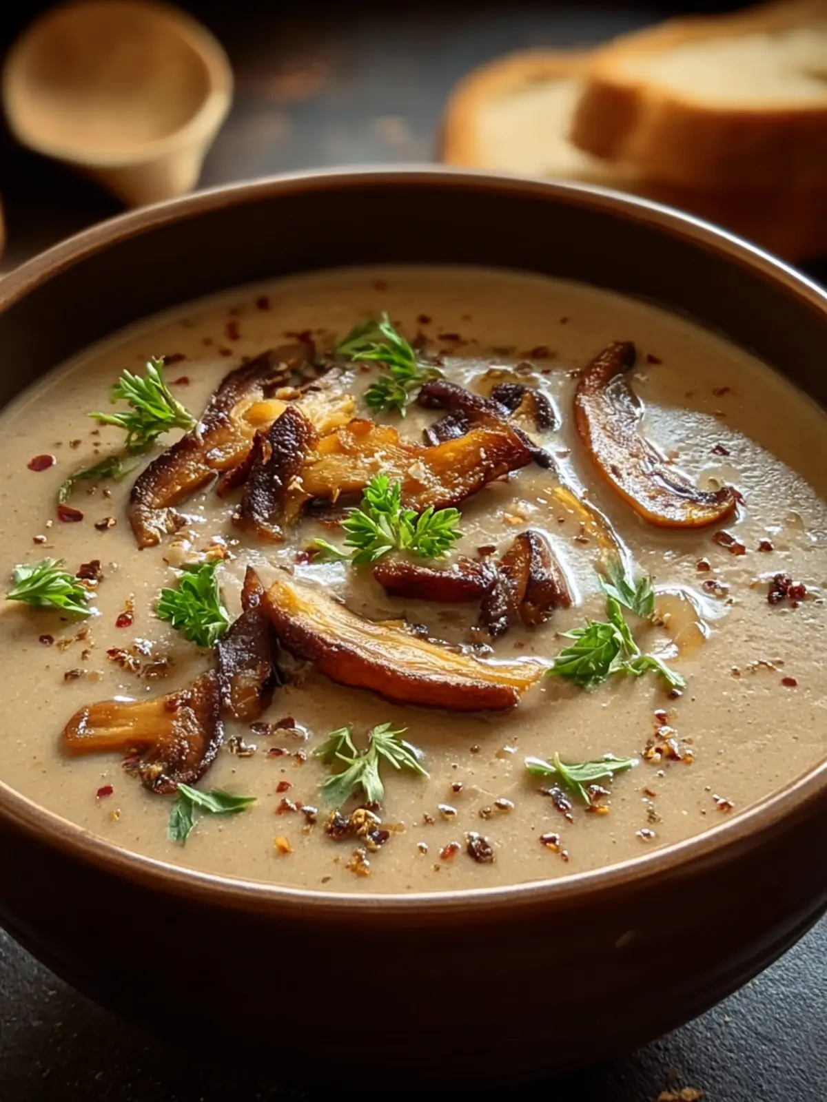 Cozy Creamy Mushroom Soup Recipe – Ultimate Comfort Food First Image