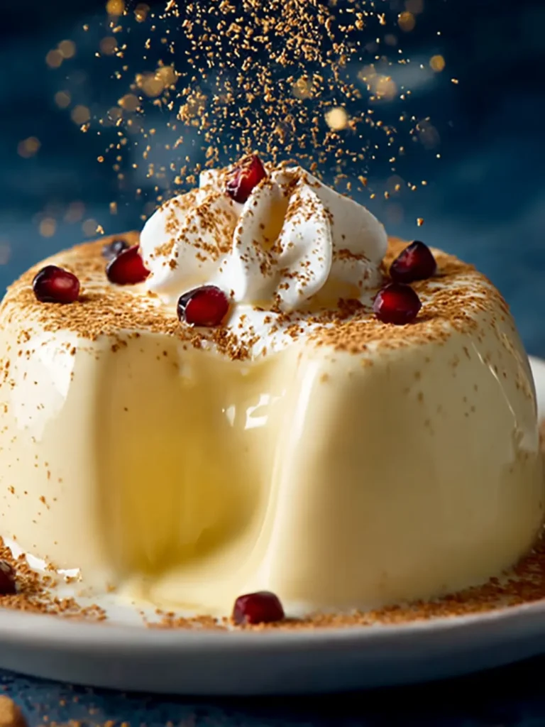 Creamy Eggnog Panna Cotta First Image