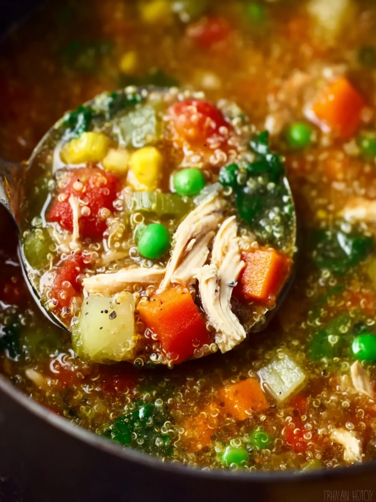 Hearty Chicken-Vegetable Quinoa Soup First Image