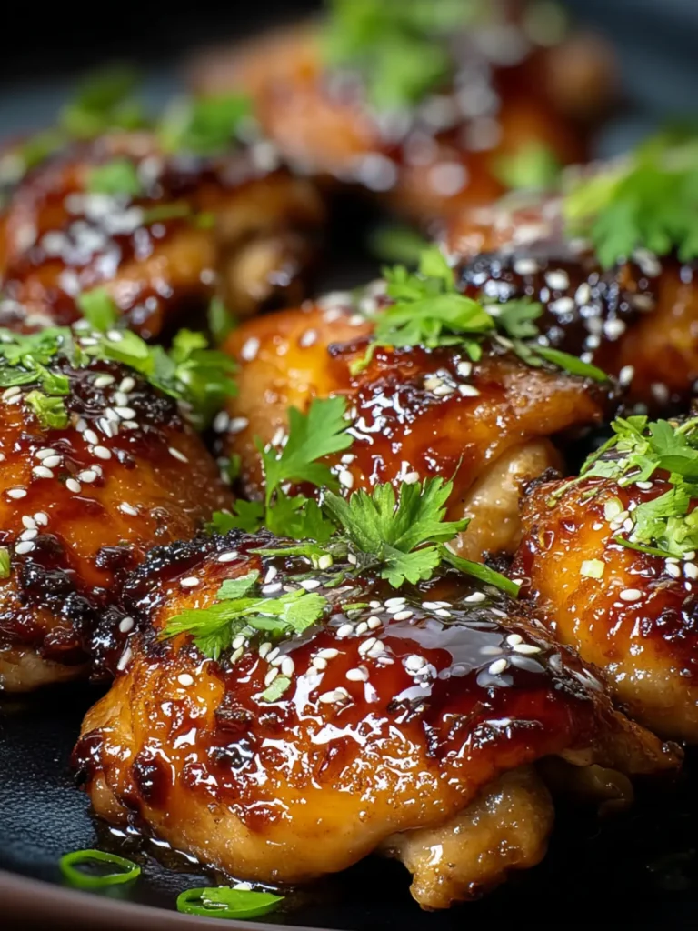 Irresistible Sticky Asian Chicken Thighs Recipe – Easy & Tasty First Image