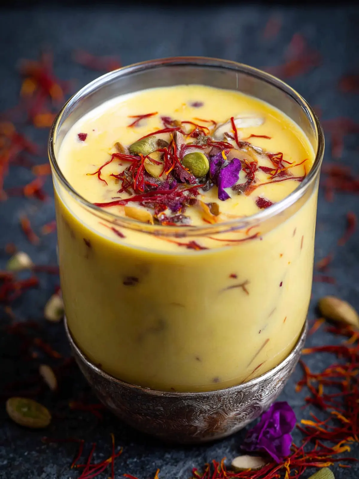 Saffron Milk Recipe (Kesar Doodh) First Image