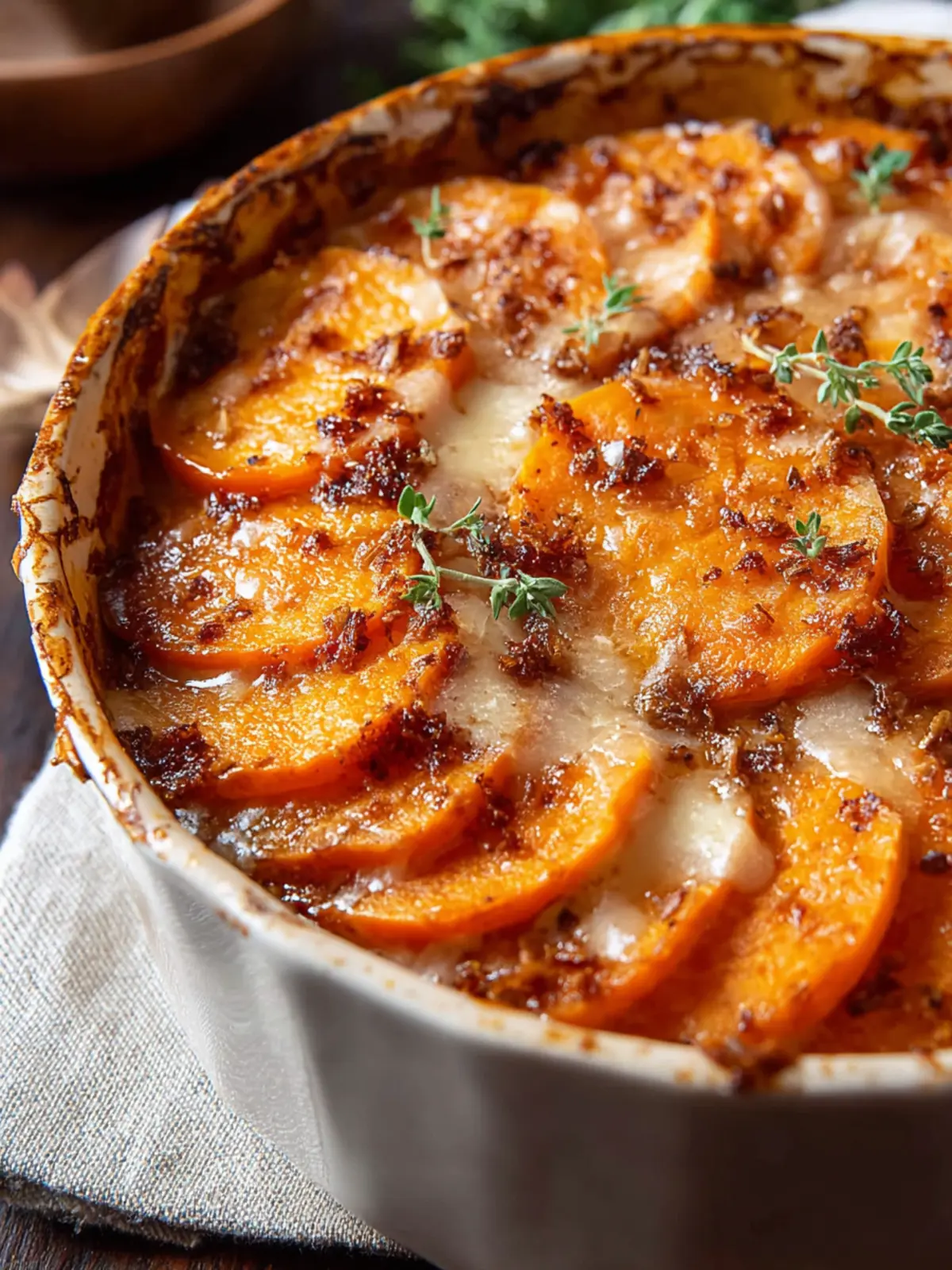 Scalloped Sweet Potato Casserole Recipe First Image