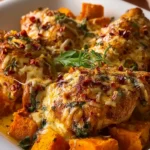 Creamy Cajun Chicken and Sweet Potatoes First Image