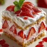 Strawberry Cream Cheese Icebox Cake First Image