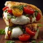 Burrata Caprese Pizza Sandwich First Image