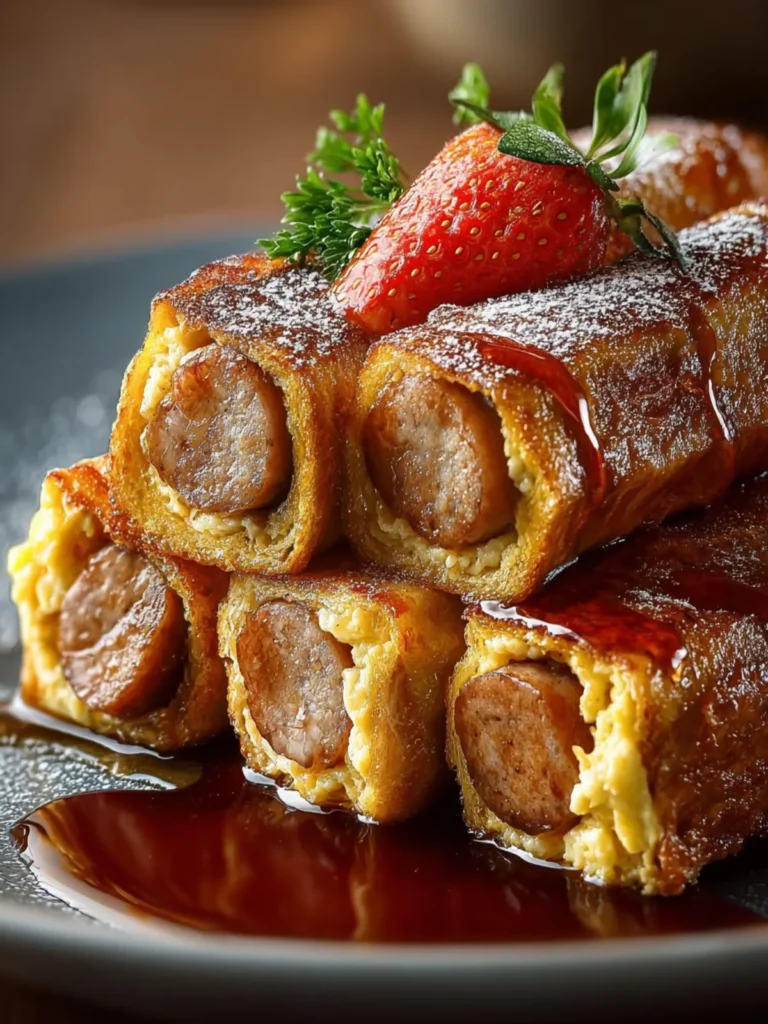 Sausage French Toast Roll-Ups First Image